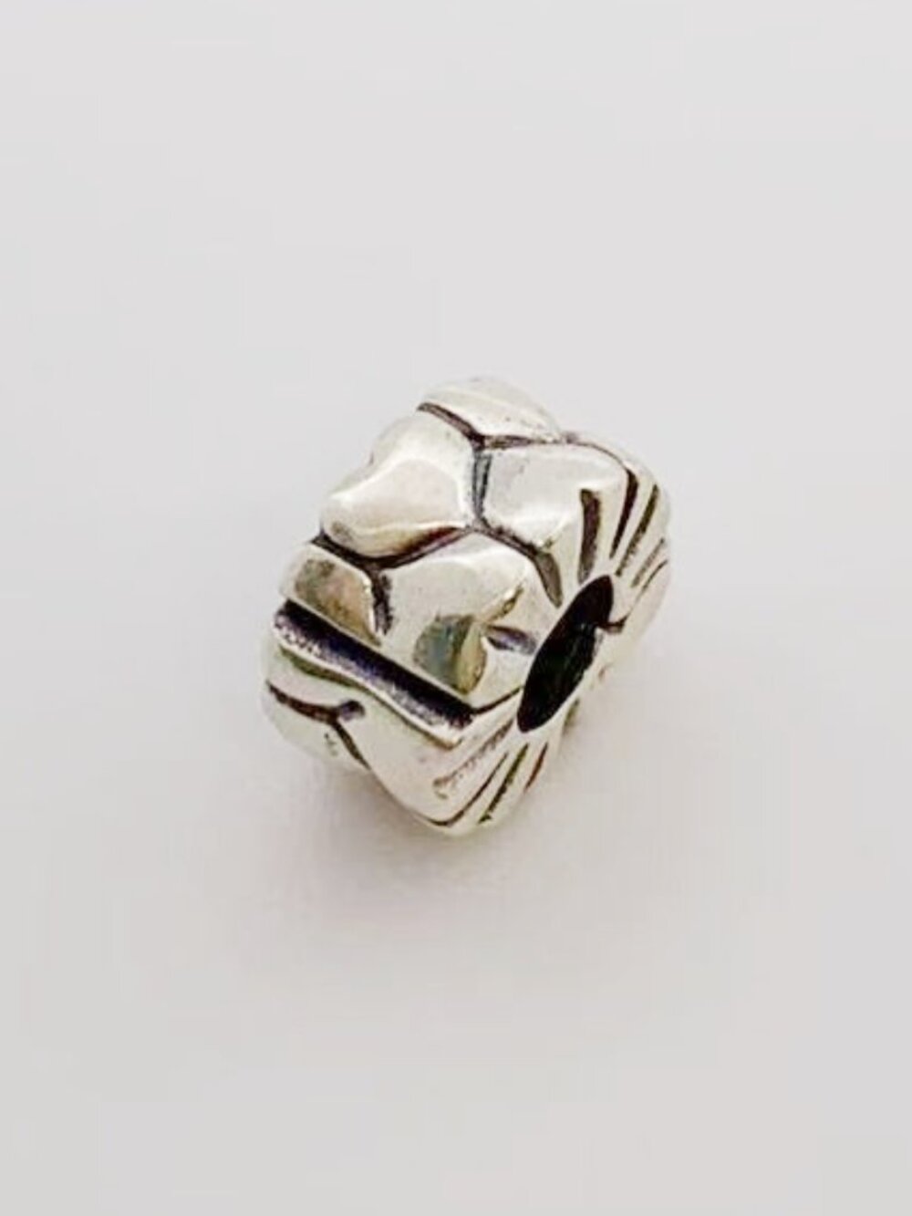 Pandora Heart Pattern Clip Charm